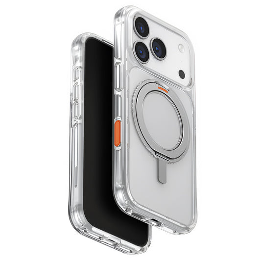 Fodral för Apple iPhone 17 Pro, UNIQ, Swivix, Silver