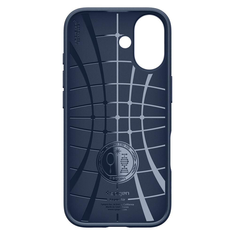 Skyddsfodral för Apple iPhone 17, Spigen, Liquid Air, Marinblå