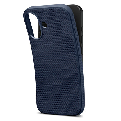 Skyddsfodral för Apple iPhone 17, Spigen, Liquid Air, Marinblå