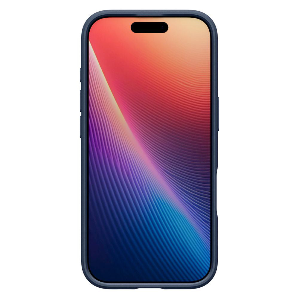 Skyddsfodral för Apple iPhone 17, Spigen, Liquid Air, Marinblå