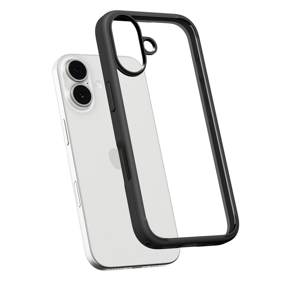 Skyddsfodral för Apple iPhone 17, Spigen, Ultra Hybrid, Mattsvart