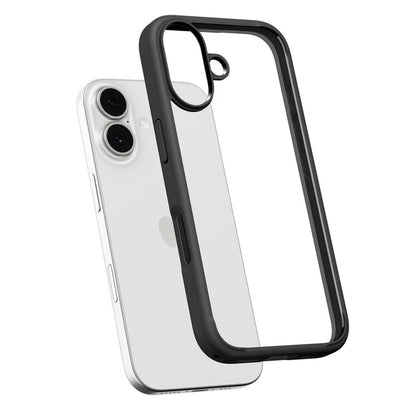 Skyddsfodral för Apple iPhone 17, Spigen, Ultra Hybrid, Mattsvart