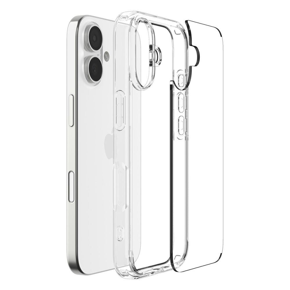 Skyddsfodral för Apple iPhone 17, Spigen, Ultra Hybrid, Transparent