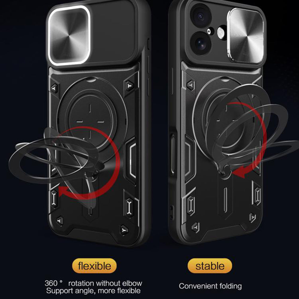 Skyddsfodral för Apple iPhone 17, Techsuit, CamGuard Pro, Blå