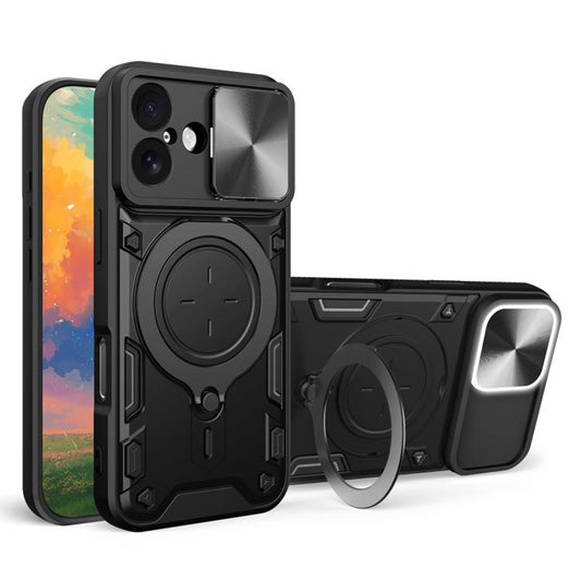 Skyddsfodral för Apple iPhone 17, Techsuit, CamGuard Pro, Svart