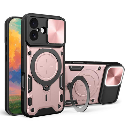 Skyddsfodral för Apple iPhone 17, Techsuit, CamGuard Pro, Roséguld