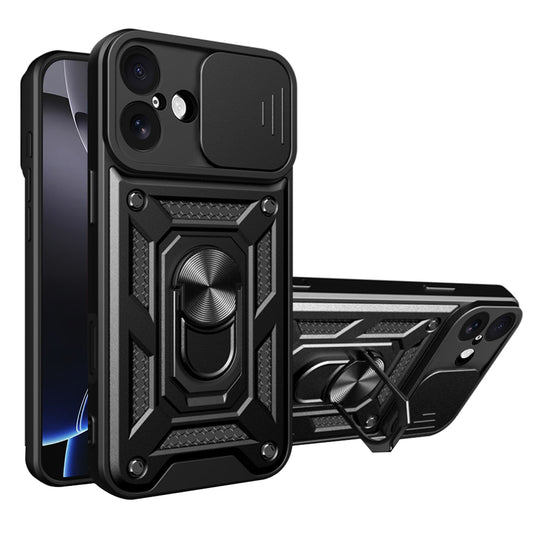 Skyddsfodral för Apple iPhone 17, Techsuit, CamShield, Svart