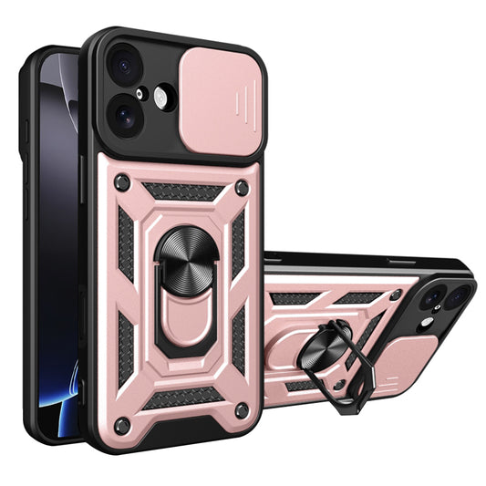 Skyddsfodral för Apple iPhone 17, Techsuit, CamShield, Rosa