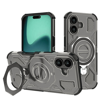 Fodral för Apple iPhone 17, Techsuit, Carbon Shield Pro, Ljussvart
