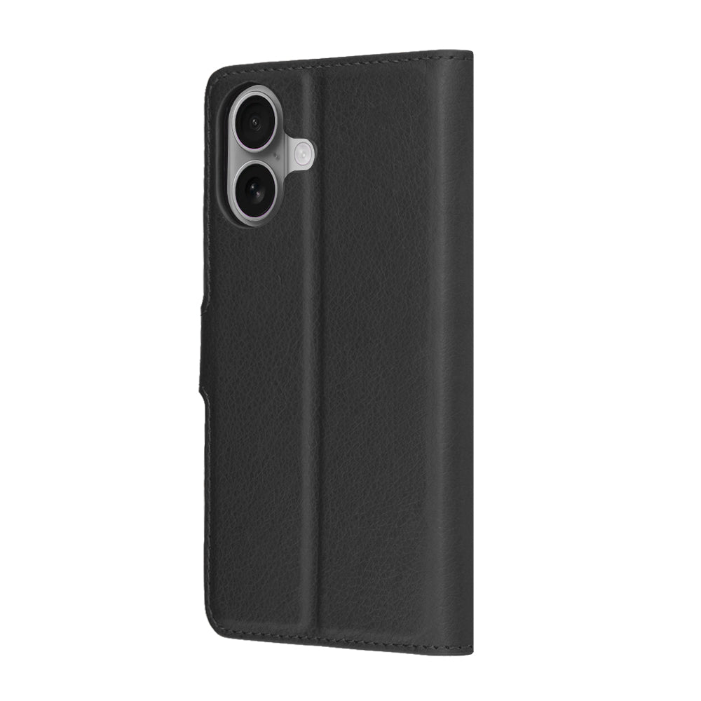 Fodral för Apple iPhone 17, Techsuit, Leather Folio, Svart
