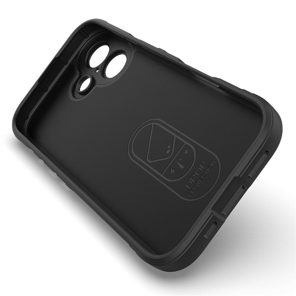 Skyddsfodral för Apple iPhone 17, Techsuit, Magic Shield, Svart