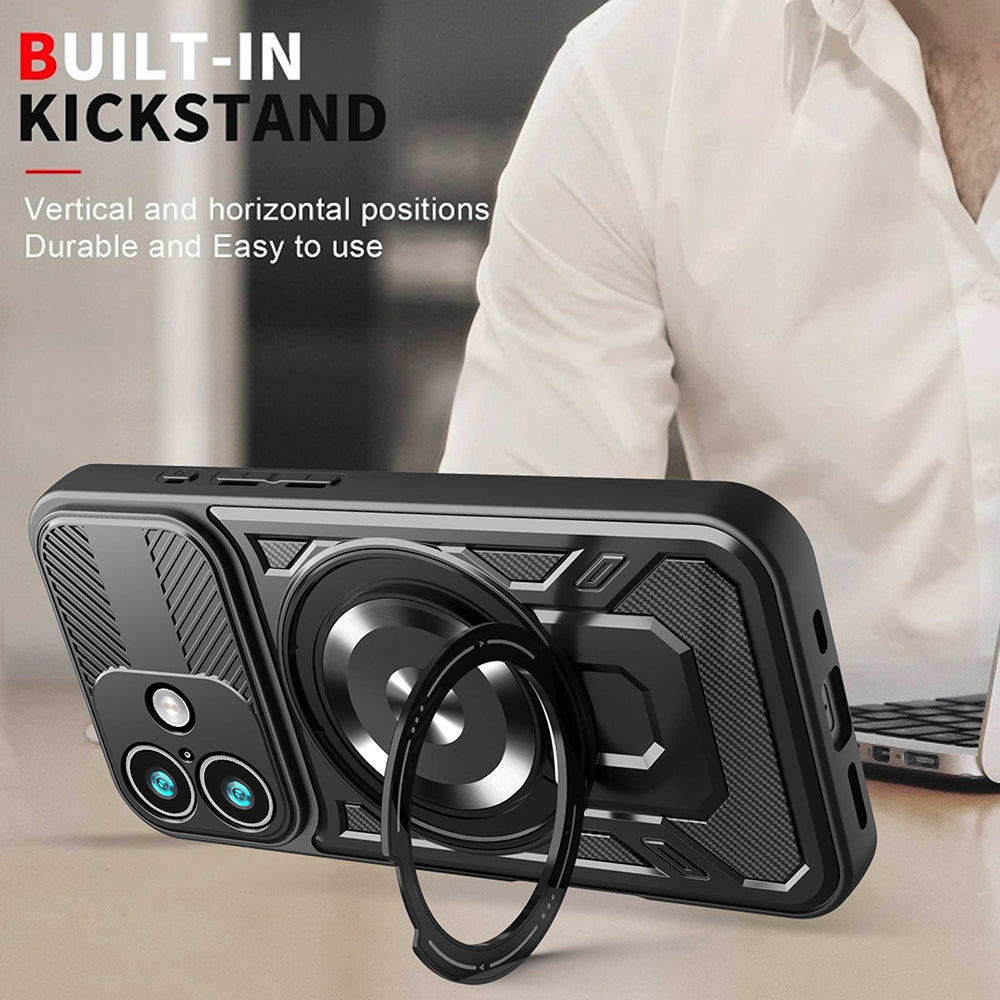 Skyddsfodral för Apple iPhone 17, Techsuit, RuggedCam, Blå
