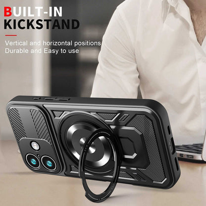 Skyddsfodral för Apple iPhone 17, Techsuit, RuggedCam, Blå