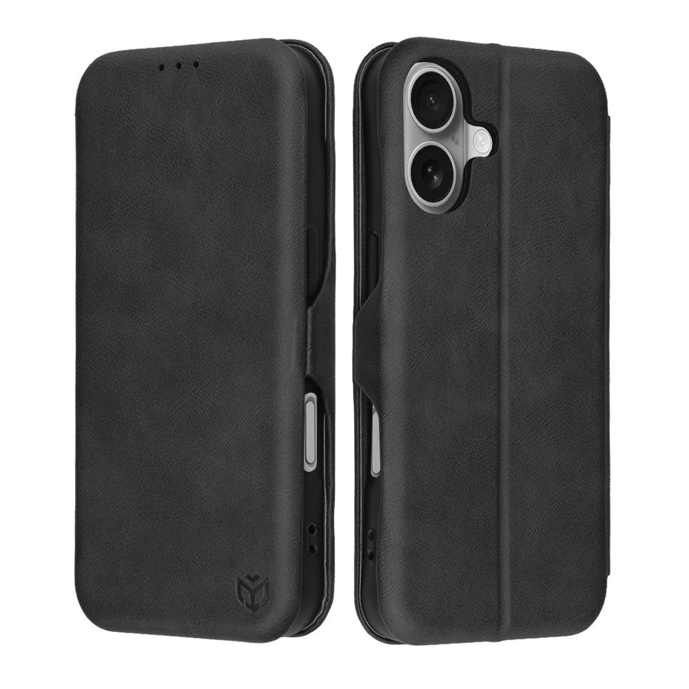 Fodral för Apple iPhone 17, Techsuit, Safe Wallet Plus, Svart