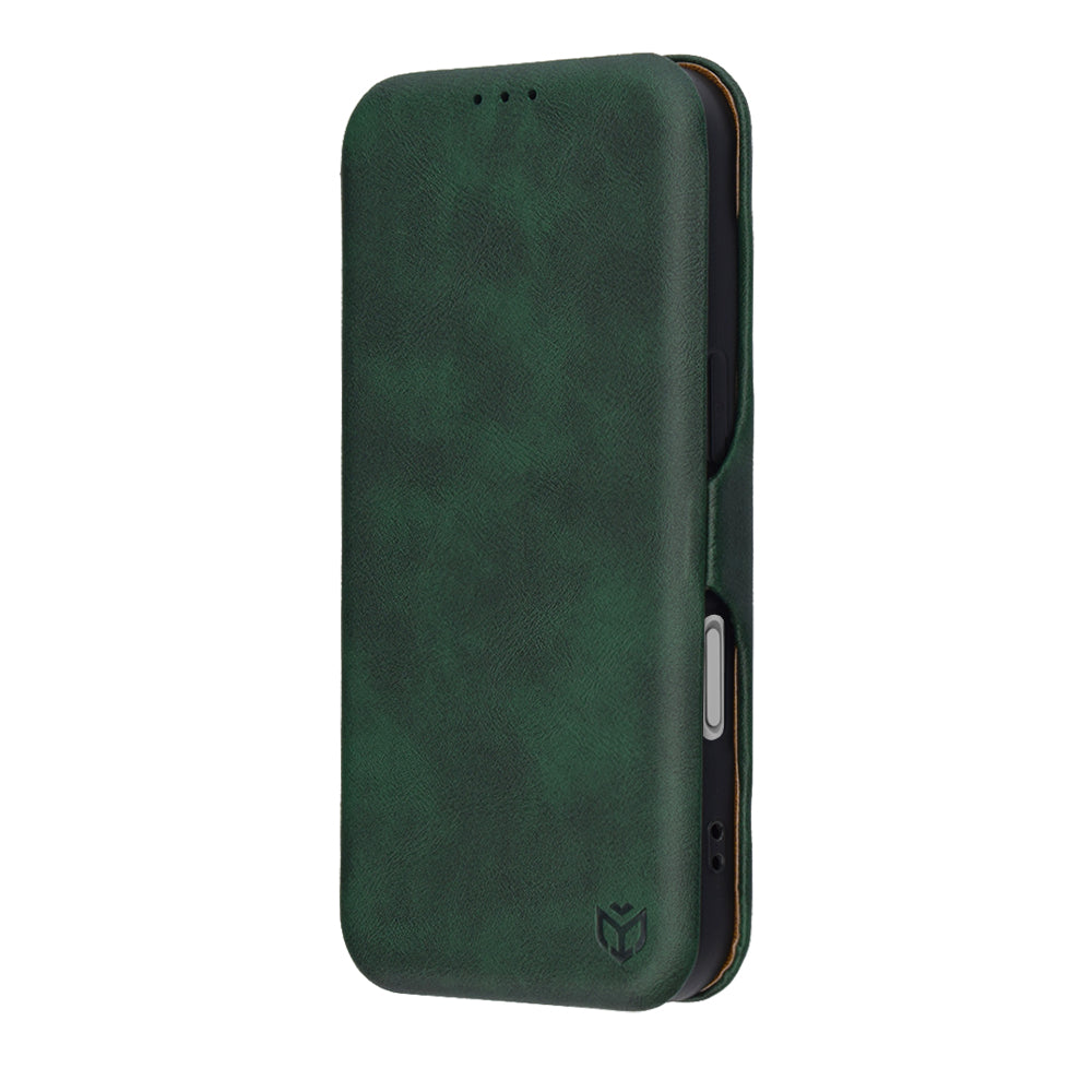 Fodral för Apple iPhone 17, Techsuit, Safe Wallet Plus, Grön