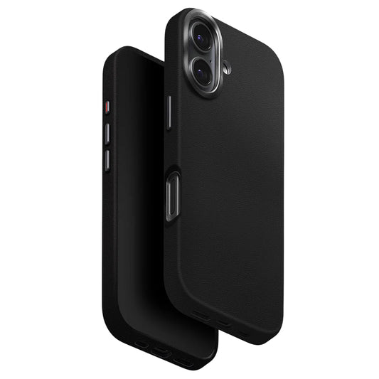 Fodral för Apple iPhone 17, UNIQ, Lyden Leatherette, Svart