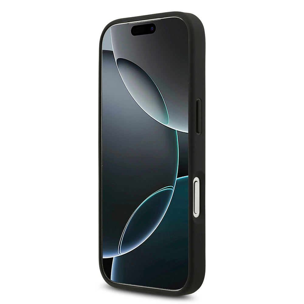 Fodral för Apple iPhone 18 Pro / 17 Pro, Guess, 4G Big Logo, Svart