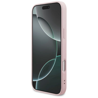 Fodral för Apple iPhone 18 Pro / 17 Pro, Guess, 4G Classic Logo, Rosa