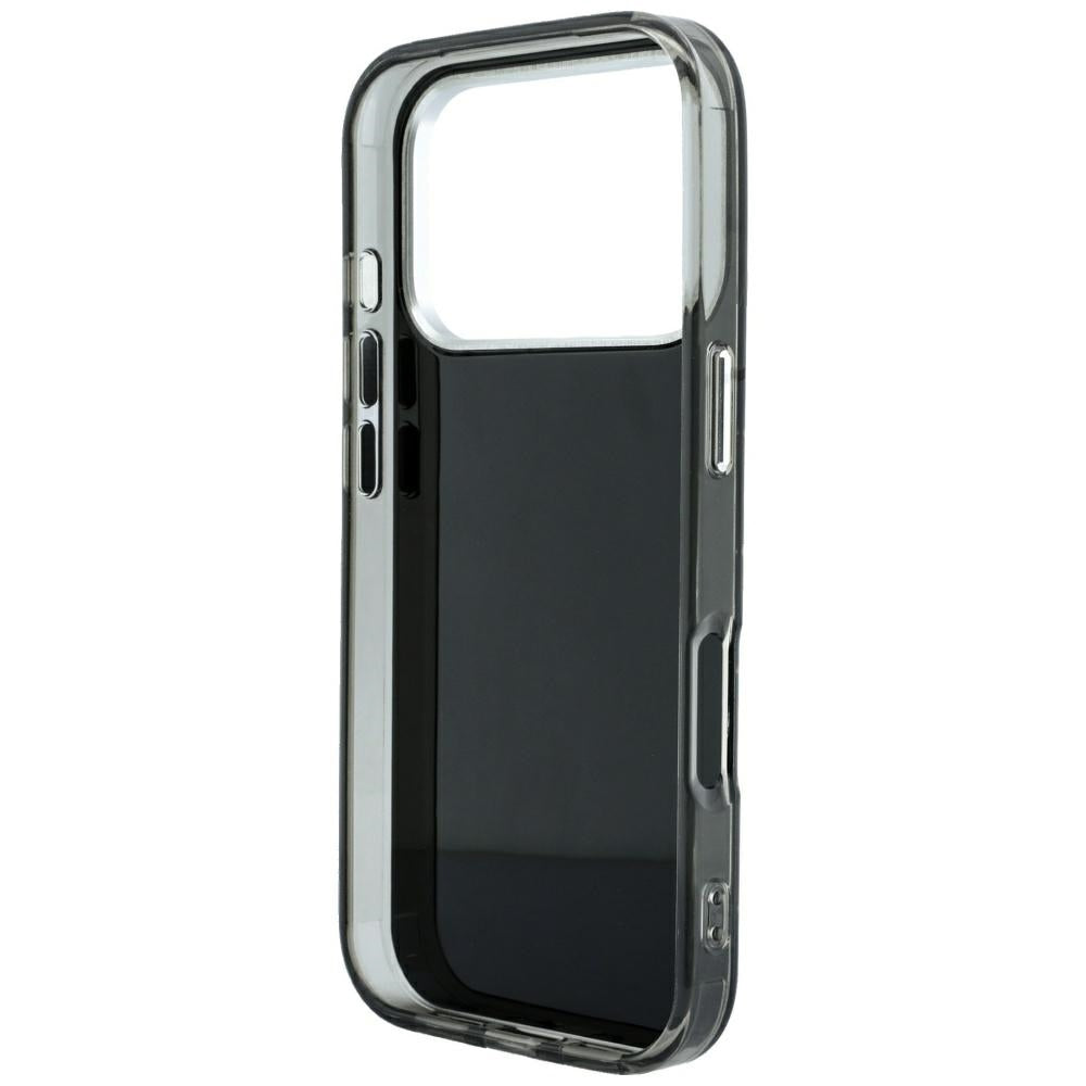 Fodral för Apple iPhone 18 Pro / 17 Pro, Karl Lagerfeld, IML Rhinestones och Elektropläterad Logotyp, Svart