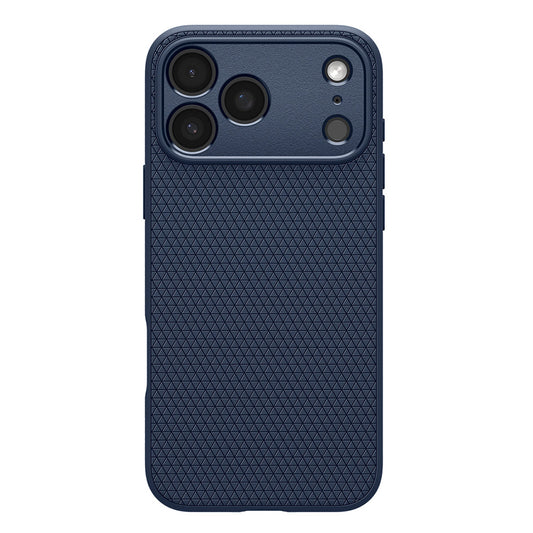 Fodral för Apple iPhone 18 Pro / 17 Pro, Spigen, Liquid Air, Marinblå ACS12150