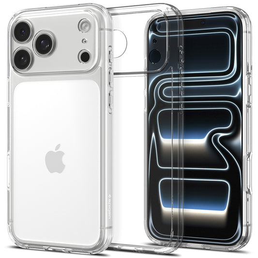 Mobilskal för Apple iPhone 18 Pro / 17 Pro, Spigen, Ultra Hybrid, Transparent ACS12153