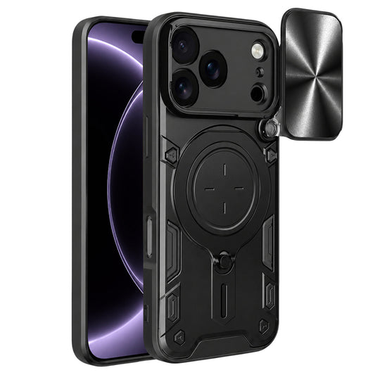 Fodral för Apple iPhone 18 Pro / 17 Pro, Techsuit, CamGuard Pro, Svart
