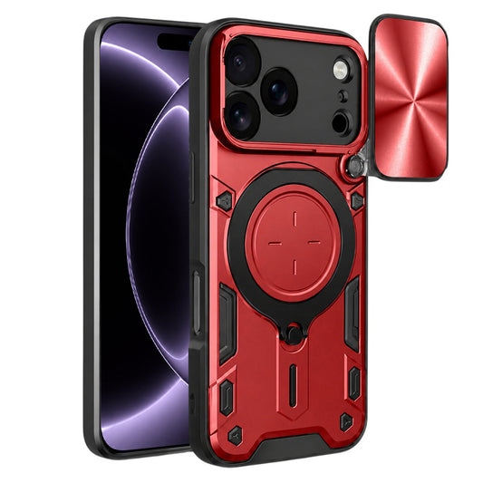 Fodral för Apple iPhone 18 Pro / 17 Pro, Techsuit, CamGuard Pro, Röd