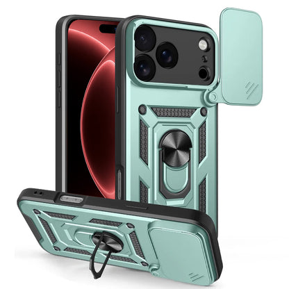 Fodral för Apple iPhone 18 Pro / 17 Pro, Techsuit, CamShield, Grön
