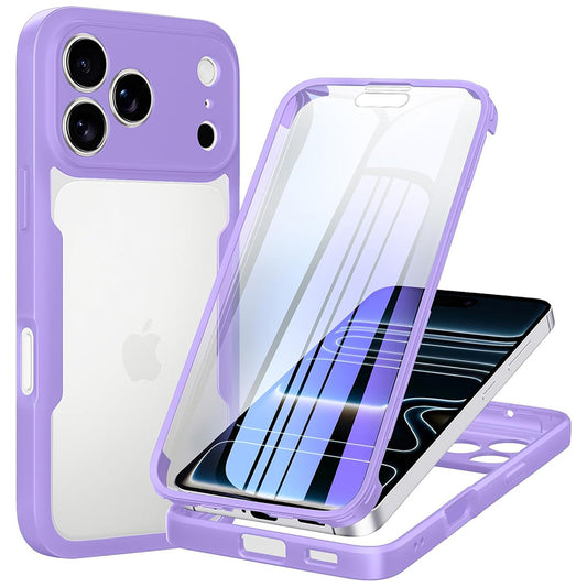 Fodral för Apple iPhone 18 Pro / 17 Pro, Techsuit, ColorVerse 360, Lila