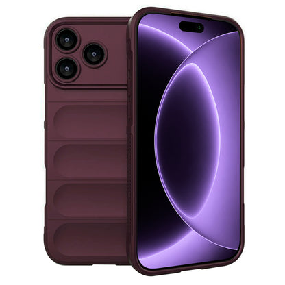 Fodral för Apple iPhone 18 Pro / 17 Pro, Techsuit, Magic Shield, Vinröd