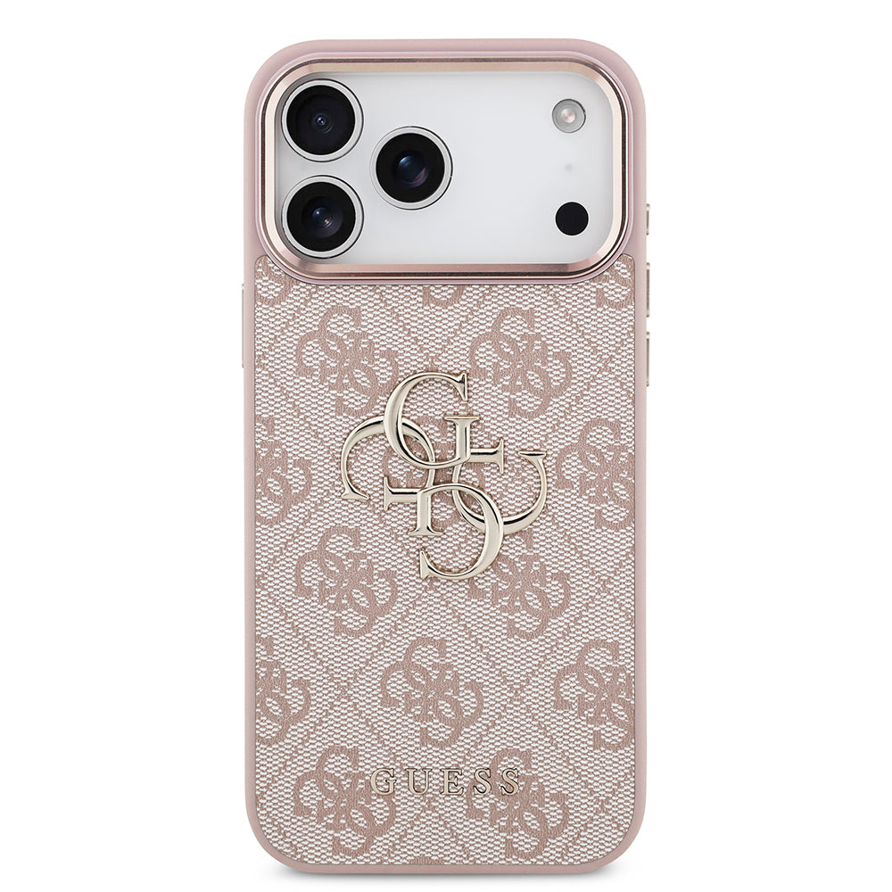 Fodral för Apple iPhone 18 Pro Max / 17 Pro Max, Guess, 4G Big Classic Logo, Rosa