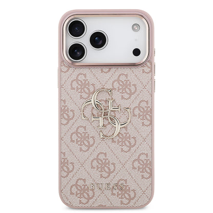 Fodral för Apple iPhone 18 Pro Max / 17 Pro Max, Guess, 4G Big Classic Logo, Rosa