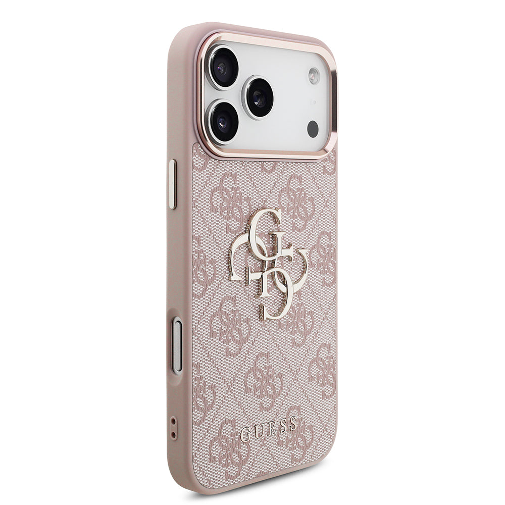 Fodral för Apple iPhone 18 Pro Max / 17 Pro Max, Guess, 4G Big Classic Logo, Rosa