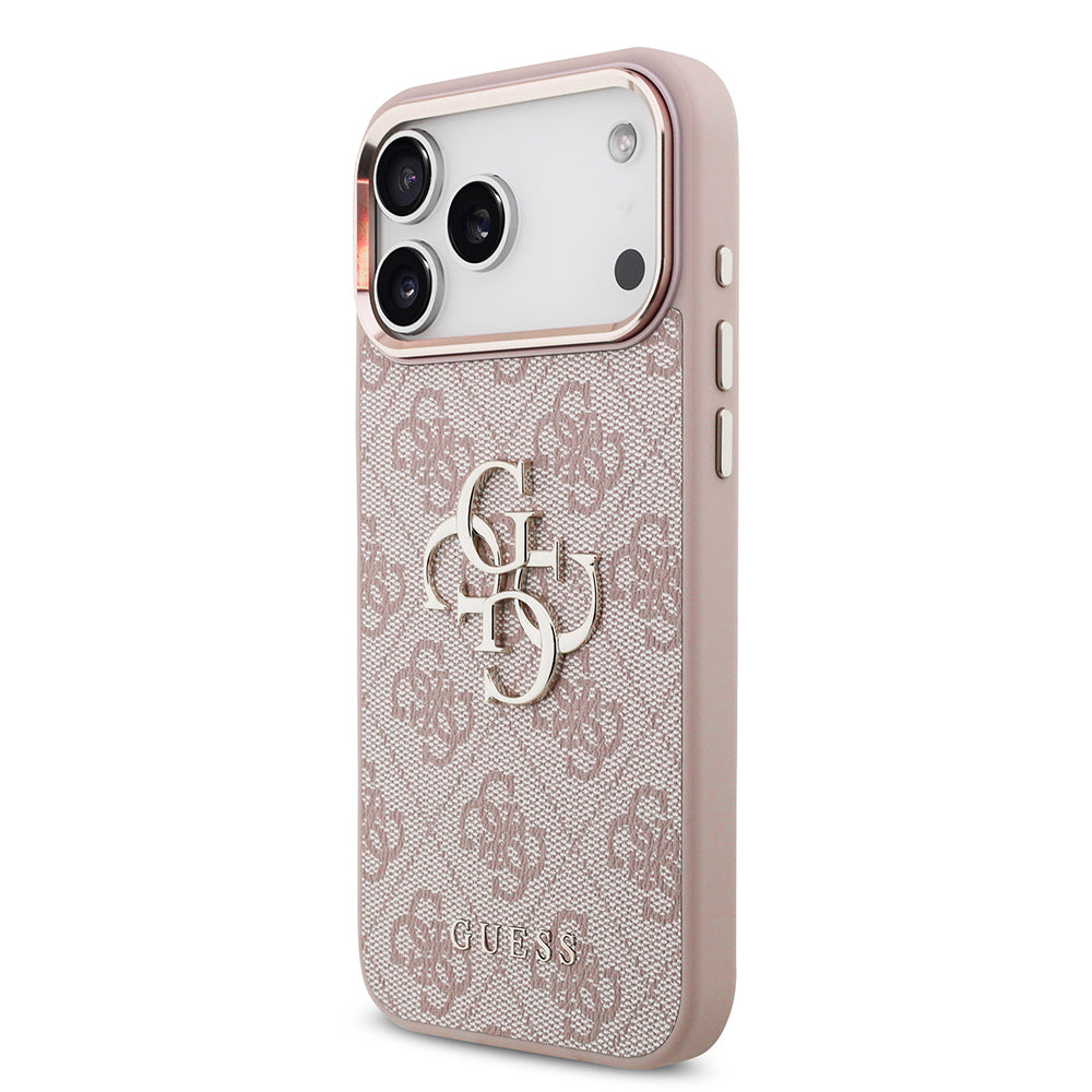 Fodral för Apple iPhone 18 Pro Max / 17 Pro Max, Guess, 4G Big Classic Logo, Rosa