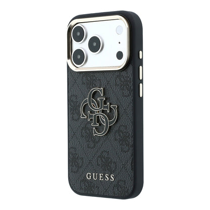 Fodral för Apple iPhone 18 Pro Max / 17 Pro Max, Guess, 4G Big Resin Logo, Svart