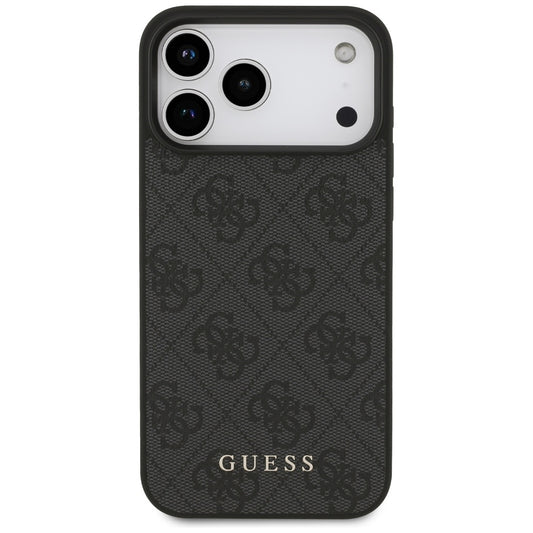 Fodral för Apple iPhone 18 Pro Max / 17 Pro Max, Guess, 4G Classic Logo, Svart