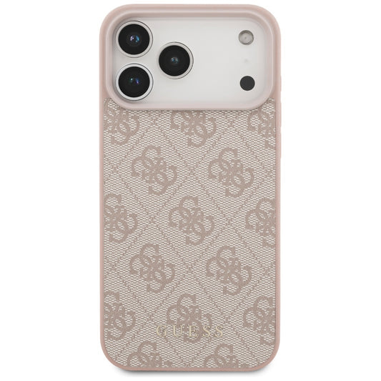 Fodral för Apple iPhone 18 Pro Max / 17 Pro Max, Guess, 4G Classic Logo, Rosa
