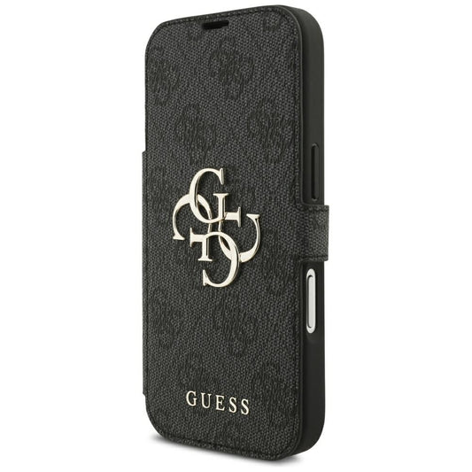 Fodral för Apple iPhone 18 Pro Max / 17 Pro Max, Guess, 4G Metallogo, Svart
