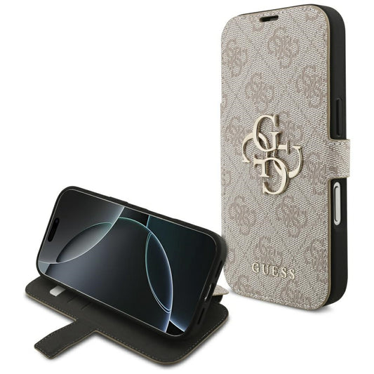 Fodral för Apple iPhone 18 Pro Max / 17 Pro Max, Guess, 4G Metallogo, Rosa