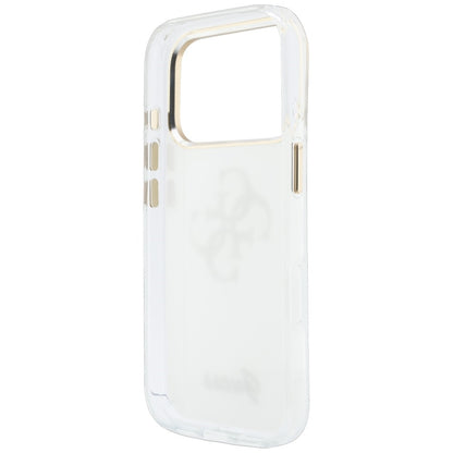 Fodral för Apple iPhone 18 Pro Max / 17 Pro Max, Guess, IML 4G Metal Script, Vit