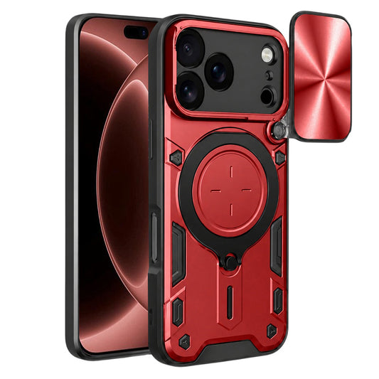 Fodral för Apple iPhone 18 Pro Max / 17 Pro Max, Techsuit, CamGuard Pro, Röd