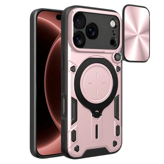 Fodral för Apple iPhone 18 Pro Max / 17 Pro Max, Techsuit, CamGuard Pro, Roséguld