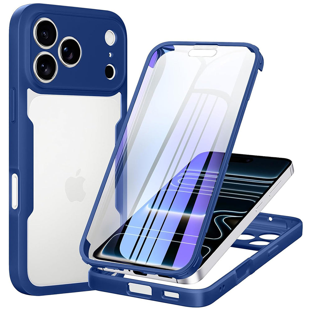 Fodral för Apple iPhone 18 Pro Max / 17 Pro Max, Techsuit, ColorVerse 360, Blå