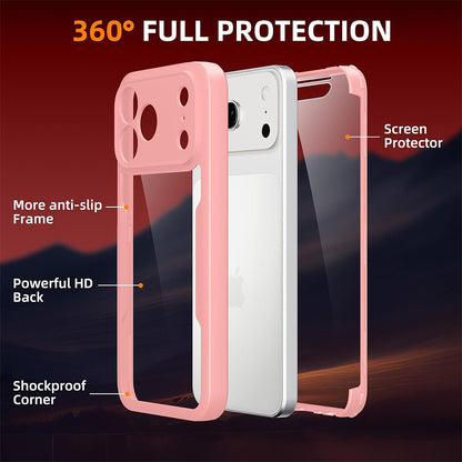 Fodral för Apple iPhone 18 Pro Max / 17 Pro Max, Techsuit, ColorVerse 360, Rosa