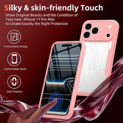 Fodral för Apple iPhone 18 Pro Max / 17 Pro Max, Techsuit, ColorVerse 360, Rosa