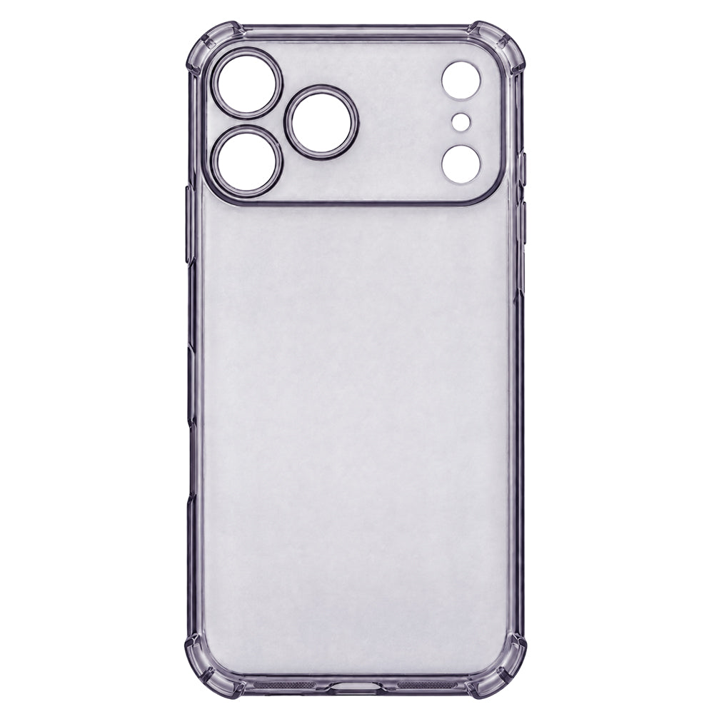 Mobilskal för Apple iPhone 18 Pro Max / 17 Pro Max, Techsuit, Stötsäker Klar, Rökfärgad