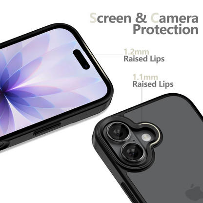 Skyddsfodral för Apple iPhone 17, Tech-Protect, Magmat, Matt Svart