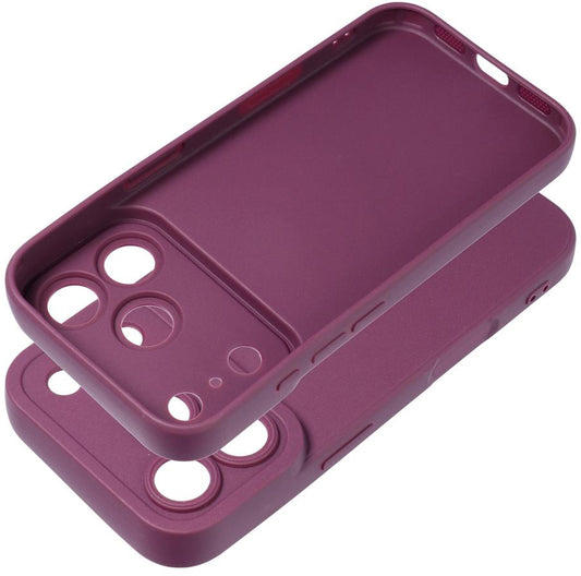 Skal till Apple iPhone 18 Pro Max / 17 Pro Max, OEM, Matt 2.0, vinröd