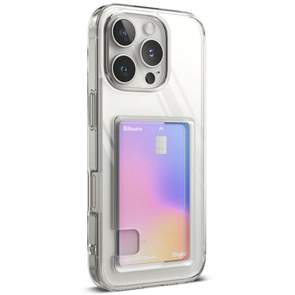 Skyddsfodral för Apple iPhone 16 Pro Max, Ringke, Fusion Card, Transparent