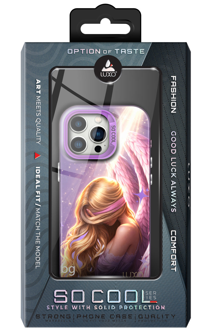 Fodral för Apple iPhone 17 Pro, LUXO So CooL, ArcadiA Angel, Flerfärgad